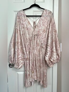 Free People Printed Arzel Mini Dress NWOT